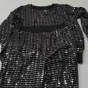 EOSIEDUR Womens 2 Piece Outfits & Sexy Silver Glitter Sequins & Metallic Shiny Top and Pants Set XL 