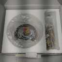 Teqinchy Gold Wall Sconces Vintage Bathroom Vanity Light Fixtures Modern Frosted Milk Glass Sconces Brass Sconce Wall Lighting for Living Room Bedroom Bathroom Mirror Hallway Stairway E26 Hardwire