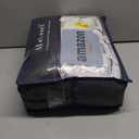 Natural Cotton 3pcs Floral Comforter Sets Queen Size - Grayish White Comfoter with Blush & Tan Floral Print, Aegean Blue Reverse, Vintage Lightweight Bedding Sets(Queen 90"90")