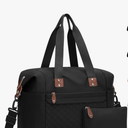 Travel Duffle Bag, Waterproof Weekender Overnight Hospital Bags for Women Men with Toiletry Bag Lightweight Carry on Personal Item Duffle Gym Bag for Travel, Airplanes, Sports