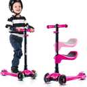LaScoota 2-in-1 Kids Kick Scooter for Boys & Girls with Seat