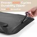 Relime Essential Vacuum Bags for Travel Luggage, Reusable Compression Bags for Checked Suitcases, Vacuum Seal Spacesaver for Cloth Packin(2Medium+Pump)