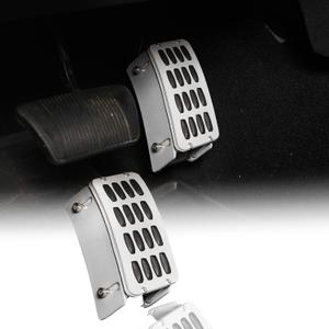 Wrangler JK Gas Pedal Extender Cover Adjustable Driver Footrest Accelerator Higher Pedals Pad Covers Interior Accessories for Jeep Wrangler JK & Unlimited 2007-2018