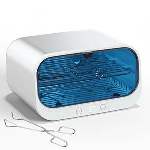 Yofuly Sterilizer for Esthetician, 12L Double-layer Large Sterilizer for Nail Tools, Multi-Functional Nail Cleaner Box, Large Capacity Cleaning Cabinet for Home Use, Barbers, Beauty Salons, and Spa