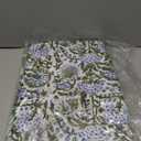 ATOSII Clover Blue 100% Cotton Rectangle Tablecloth, Handblock Floral Print Linen Table Cloth for Kitchen Dining I Parties, Outdoors, Fall Christmas Thanksgiving Holidays I 72 X 108 Inches I 8 Seater