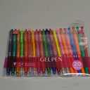 ParKoo 20 Colors Retractable Erasable Gel Pens Clicker, Fine Point 0.7 mm, Make Mistakes Disappear, Comfort Grip for Drawing Writing Planners and Crossword Puzzles