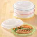 Miles Kimball Divided Plates And Food Storage Containers - Set Of 4