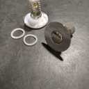 Sink Stopper Hair Catcher, Pop-up Sink Drain Strainer with Removable Stainless Steel Strainer Basket Hair Catcher, Bathroom Sink Strainer for Bathroom Sink Stopper Replacement (Sliver-2)