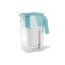 Culligan with ZeroWater Technology 10-Cup Water Filter Pitcher Includes 5-Stage Advanced Water Filter, IAPMO Certified to Reduce Lead, Total PFAS, Mercury, Fluoride, and Chlorine - Aqua