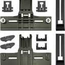 Funmit W10350376 Dishwasher Top Rack Adjuster Part Repair Kit (10pcs) with Upgraded W10195840 & W10195839 & W10250160 & W10508950 Upper Parts Replacement for Whirlpool Kenmore Dishwasher