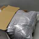 Heated Blanket Throw, Fast Heating Blanket Throw with 1/2/4/6/9/12 Hours Auto-Off 8 Heat Level, 62'' * 84'' Cozy Faux Rabbit Fur Bubble Blanket, Soft Fluffy Warm Blanket(Dark Grey)