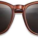 OPTOFENDY Reader Sunglasses for Women Men, Full Lens Outdoor Reading Sunglasses with Spring Hinge, UV400 Protection, Brown 1.5