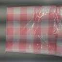 Classic Gingham Plaid Tablecloth Fabric - Rectangular 58x102 Inch Water Resistant Checked Table Cloth for Indoor/Outdoor Use - Table Cover for Kitchen, Picnics, Gardens, and Parties
