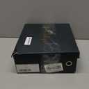 Modatope Knee High Boots Kitten Low Heel Faux Leather Pointed Toe Side Zipper Fall Long Tall Boots for Women (9.5, Brown Pu)