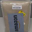 Biscaynebay Textured Fabric Tablecloths 90x132 Inches Rectangular, Natural Water Resistant Tablecloths for Dining, Kitchen, Wedding, Parties etc. Machine Washable