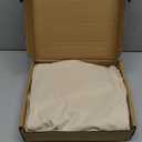 Amazon Basics Lightweight Super Soft, Breathable Easy Care Microfiber 4 Piece Bed Sheet Set with 14-Inch Deep Pockets, Queen, Beige, Solid