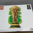LEGO Editions FIFA World Cup Official Trophy Building Set - Kit for Display in Bedroom, Home Office, Book Shelf - Soccer Fans Collectible - with World Cup 2026 Minifigure - Gift for Fans - 43020