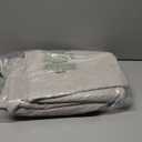 NICETOWN Farmhouse Style 100% Blackout Oatmeal Linen Curtains 90 inches Length, 2 Panels, 52" W, Room Cooling Window Draperies with Thermal Insulated Liners for Dining Room