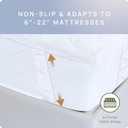 Extra Thick Pillow Top 3 Inch Mattress Topper King Size for Firm Mattress, Cooling Fluffy Cotton Hotel Mattress Bed Topper for Cloud Like Sleep & Back Pain, Plush Soft Pad, Fit to 6-22 Mattress