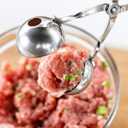 Meat Baller Tongs, 2-Pack Stainless Steel Meatball Maker with Detachable Anti-Slip Handles Non-Stick Food Scoop for Meatballs, Cake Pops, Cookie Dough, Ice Cream, and BBQ (1.38" & 1.78")