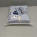 MooMee Bedding Sheet Set 100% Washed Cotton Linen Like Textured Breathable Durable Soft Comfy (Heathered Cornflower Blue, Queen)