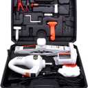 Electric Car Jack Kit 12V Trailer Floor Jack Stands Set 3 Ton Vehicle Scissor Car Lift for Tire Change and Road Emergency with Impact Wrench