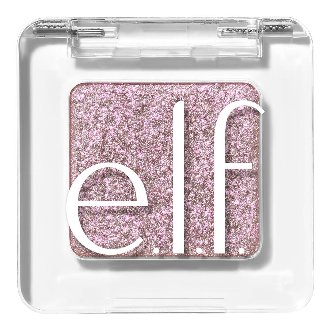 e.l.f. Fine As Fleck Glitter Eyeshadow, Long-Lasting Sheer Eye Makeup With A Shimmer Finish, Soft, Smooth Formula, Vegan & Cruelty-Free, Pop Off Pink (0.07 Ounce (Pack of 1))