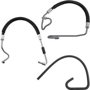 TRQ Power Steering Hose Compatible with 01-10 Chevrolet GMC
