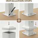 2.8 in. x 2.8 in. x 39 in Railing Post with Screws