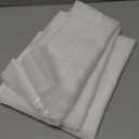 NICETOWN Sheer Curtains Panel 72" Long - Ring Top Window Treatment Sheer Voile Drapes for Bedroom/Living Room (White, Set of 2, W54 x L72)