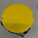 Fdit Robot Vacuum Cleaner, Mini Automatic Avoidance USB Charging Smart Sweeping Robot for Wooden Flooring for Carpet (Yellow)