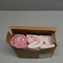 3-Pack Organic Swaddles for Newborns, Baby Sleep Sacks 0-3 Months - Baby Swaddle Wrap, Newborn Wearable Blanket, Infant Sleep Sack for Girls, Boys, Soft & Snug, Large Hook & Loop Closure (Roseate)