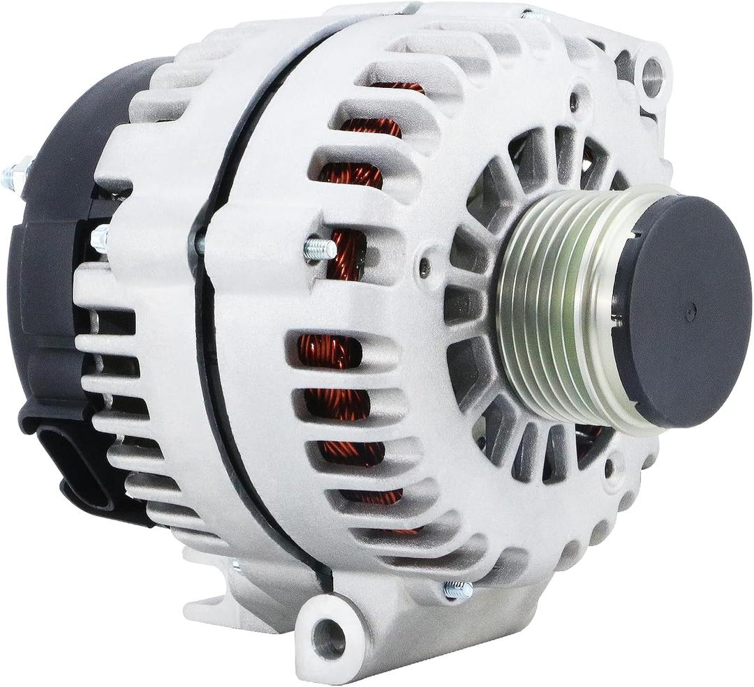 8293N New Alternator Compatible with 2004 04 Pontiac Grand Prix 3.8L 3.8 V6, 12V 125A Clockwise 6-Groove Pulley Replace 10343535 10346705 10464493 8293 8293612 66443 321-1869 ADR0362 400-12244 21869