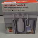 SwitchBot 2025 Automatic Curtain Opener 3 Rod-Bluetooth Remote Control, WiFi&Smartphone Control, Upgraded High-Performance, Add Hub to Work with Alexa, Google Home, HomeKit