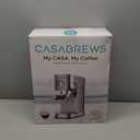 CASABREWS CM5418 Espresso Machine 20 Bar, Compact Espresso Maker with Steam Milk Frother, Stainless Steel Coffee Machine with 34oz Removable Water Tank for Cappuccino, Gift for Women or Men, Silver