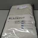 100% Blackout Shield Blackout Curtains for Bedroom 84 Inches Long, Back Tab/Rod Pocket Living Room Drapes, Thermal Insulated Blackout Curtains 2 Panels Set, 50" W x 84" L, Cream