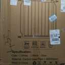 Extra Wide Baby Gate, Fits 62.2–71.6 in Openings, Sturdy & No Drill