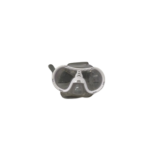 Aegend Kids Swim Goggles Snorkel Diving Mask for Kids Youth 3-15, Knitted Fabric Strap, Anti-Fog 180° Clear View WHITE