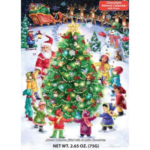 Gather Round the Tree Chocolate Advent Calendar (Countdown to Christmas)