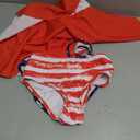 RAISEVERN Girls Swimsuit 3 Piece Bathing Suits Cute Quick Dry Bikini Tankini Sets with Cover Ups Beach Skirt for 5T