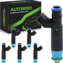Fuel Injectors Set of 6 Compatible with Chrysler Pacifica Town & Country Dodge Grand Caravan 3.8L V6 2001-2008# Replace FJ478 4861238AC 04861238AC 4861238AB 800-1485N 812-11134 8001485N