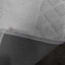 Color&Geomety White Bathroom Rugs, Ultra Soft Plush Bathroom Mat Super Absorbent Microfiber Fabric, 17"x30", Washable, Non Slip Bath mats for Outside Shower, Tub, Home Decor