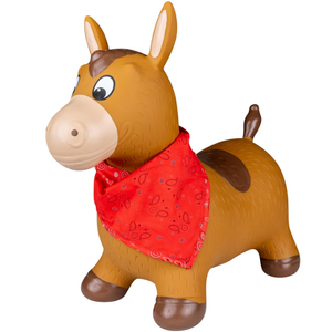 WADDLE Inflatable Animal Hopper  Kids, Toddler Toys, Bouncy Animal Hopper, Hopping Plush Toy, Indoor and Outdoor, Pump Included, Riding Toys for Boys and Girls Ages 2 and Up