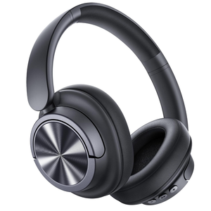 bmani Hybrid Active Noise Cancelling Headphones,120H Playtime Wireless Headphones Bluetooth 6.0 with Power Display, 6Mic ENC Calls, 360° Spatial Audio Over Ear Headphones Headset for Travel Game