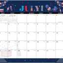 2026-2027 Magnetic Calendar - Magnetic Calendar for Refrigerator from Jul.2026 - Dec.2027, 11.2"x13'', 2026-2027 Calendars 18 Months, Tear-off Pad, Large Blocks, Perfect for Refrigerator - Festival Theme