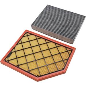Engine & Cabin Air Filter Fit for 2022-2025 Ford Bronco, 2024-2025 Ranger, V6 3.0T, Replace NB3Z9601A MB3Z19N619A