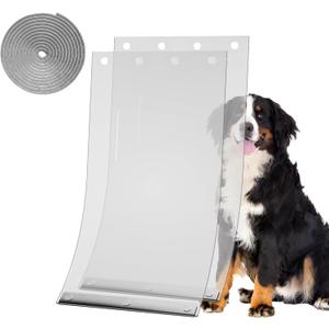 Dog Door Replacement Flaps 2 Pieces - Compatible with Ruff Weather XL Dog Door, Flaps with Weather Stripping Seal 78IN Long Safe & Free Access