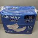 LivDry EnduraDry Max Adult Diapers with Tabs, Up to 12-Hours, Super Absorbent Incontinence Underwear, Leak Protection Briefs, Large, 16-Pack