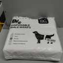 BV Dog Diapers Male Large (Waist 21-26in) Super Absorbent - 50 Count Disposable - Doggie Diapers with Wetness Indicator - Adjustable Male Dog Wraps - Ideal for Incontinence/Training