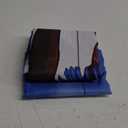 MEHOFOND 4th of July Shower Curtain Red White and Blue Patriotic Shower Curtain for Bathroom Independence Day Cute Dog Home Bathtub Decor Fabric Waterproof Bath Curtain with 12 Hooks 72x72 Inch